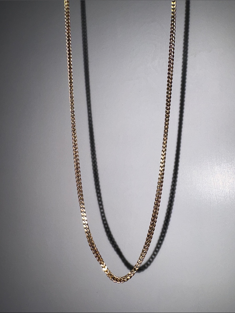 Classic Men's Gold Figaro Chain Necklace - Polished Finish